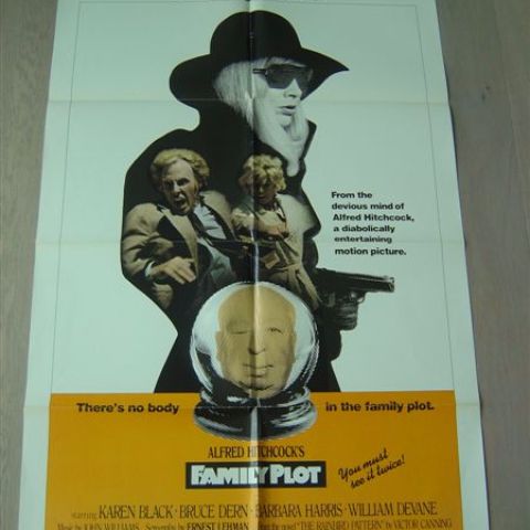 'Family Plot' 1976 U.S. one-sheet